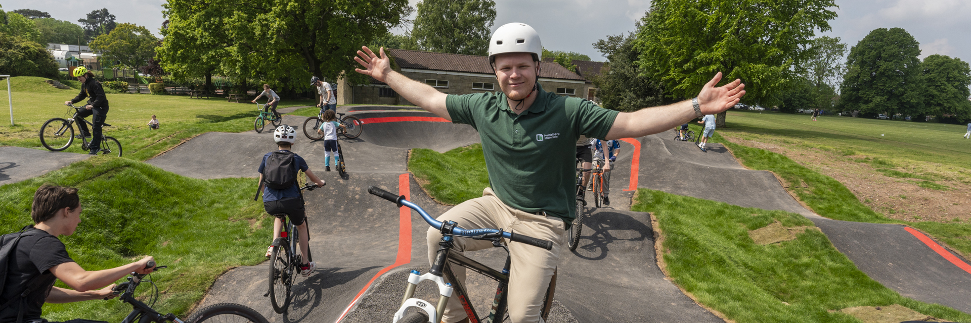Donation from Tytherington quarry helps make pump dream track a reality