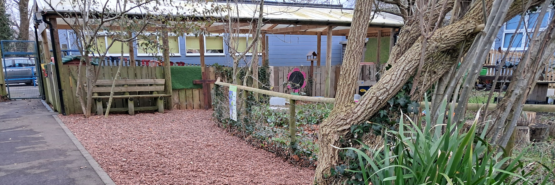 Gravel donation helps build school’s new spiritual garden